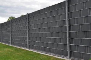 Wengler Doppelstabmattenzaun Sichtschutz