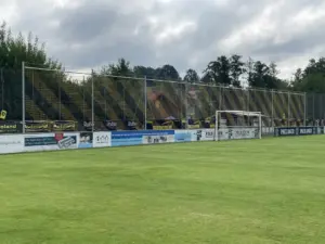 Ballfangzaun in der Nähe – optimal für Sportplätze
